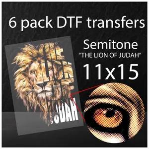 6 Pack DTF The Lion of Judah