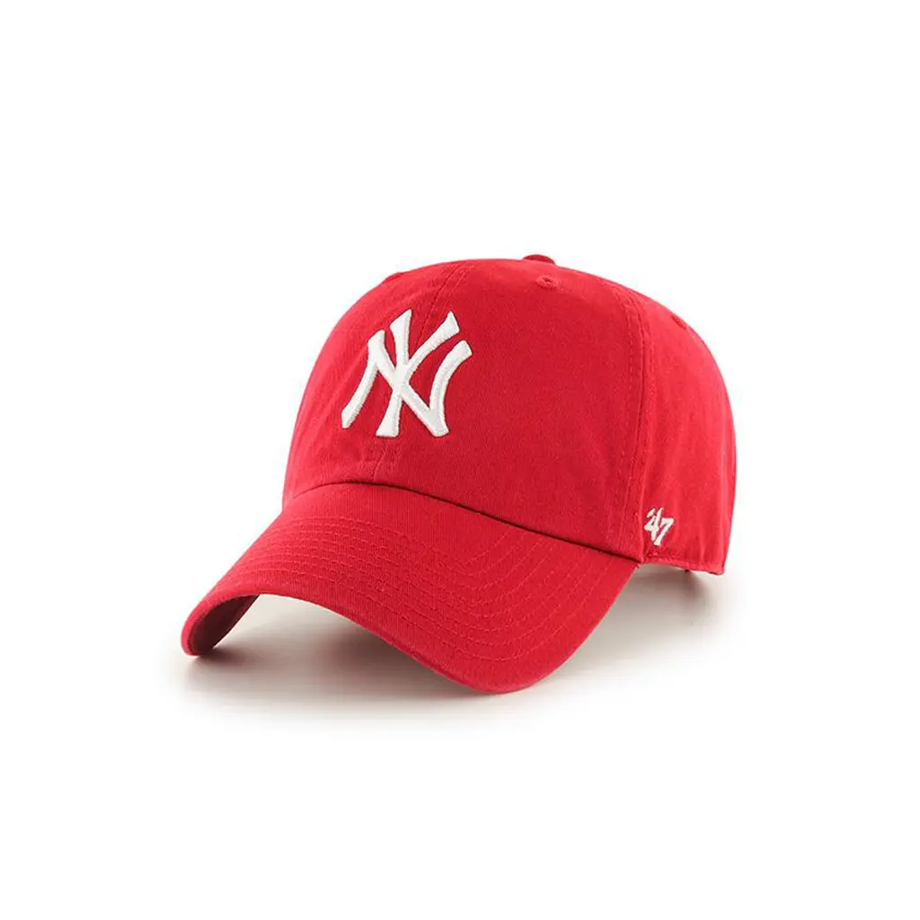 NY Yankees Red Clean Up Hat