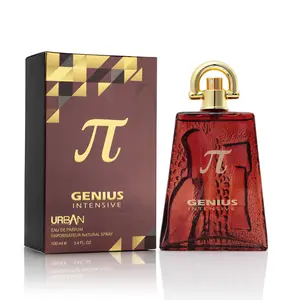Urban Collection Genius Intensive for Men Eau De Parfum 100ml Bold Refined Leather & Woody Fragrance in Elegant Paper Box Regular Edition