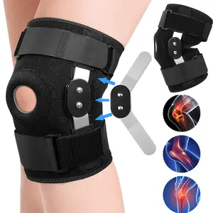 Knee Support Brace for Men Women,Adjustable Heavy-Duty Hinged Support and Side Stabilizers for Pain Pain, meniscus tear, Injury Recovery, Running, Workout