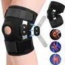 Knee Support Brace for Men Women,Adjustable Heavy-Duty Hinged Support and Side Stabilizers for Pain Pain, meniscus tear, Injury Recovery, Running, Workout