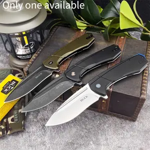 High-quality 713 folding pocket knife available in three colors, featuring an 8Cr13Mov blade and aluminum handle—a portable outdoor knife for camping, hiking, mountaineering, and fishing