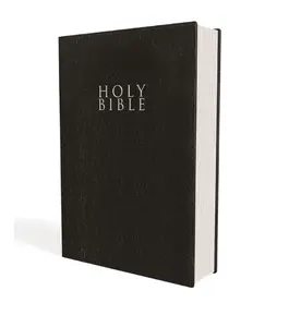 NIV, Gift and Award Bible, Leather-Look, Black, Red Letter, Comfort Print - Paperback