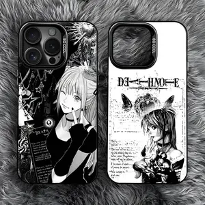 Misa D-Death N-Note Phone Case For iPhone 17 16,15,14,13,12,11,Pro,Max,Plus,Mini,SE Anti Fall Black Matte Hard Bumper