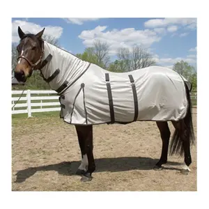 212 MAIN 86 in. Shoobugs Equestrian Fly Sheet Protective Gear - Lightweight, Adjustable Fit, with Belly Guard and Neck Cover