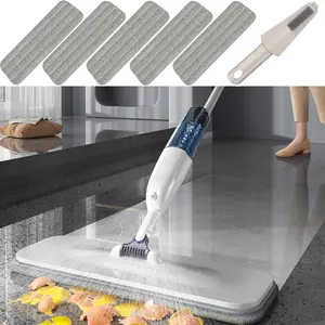Spray Mop for Floor Cleaning with Washable Microfiber Pads Refillable Bottle Reusable Dust Mops with Sprayer for Hardwood Laminate Vinyl Tile Cleaning