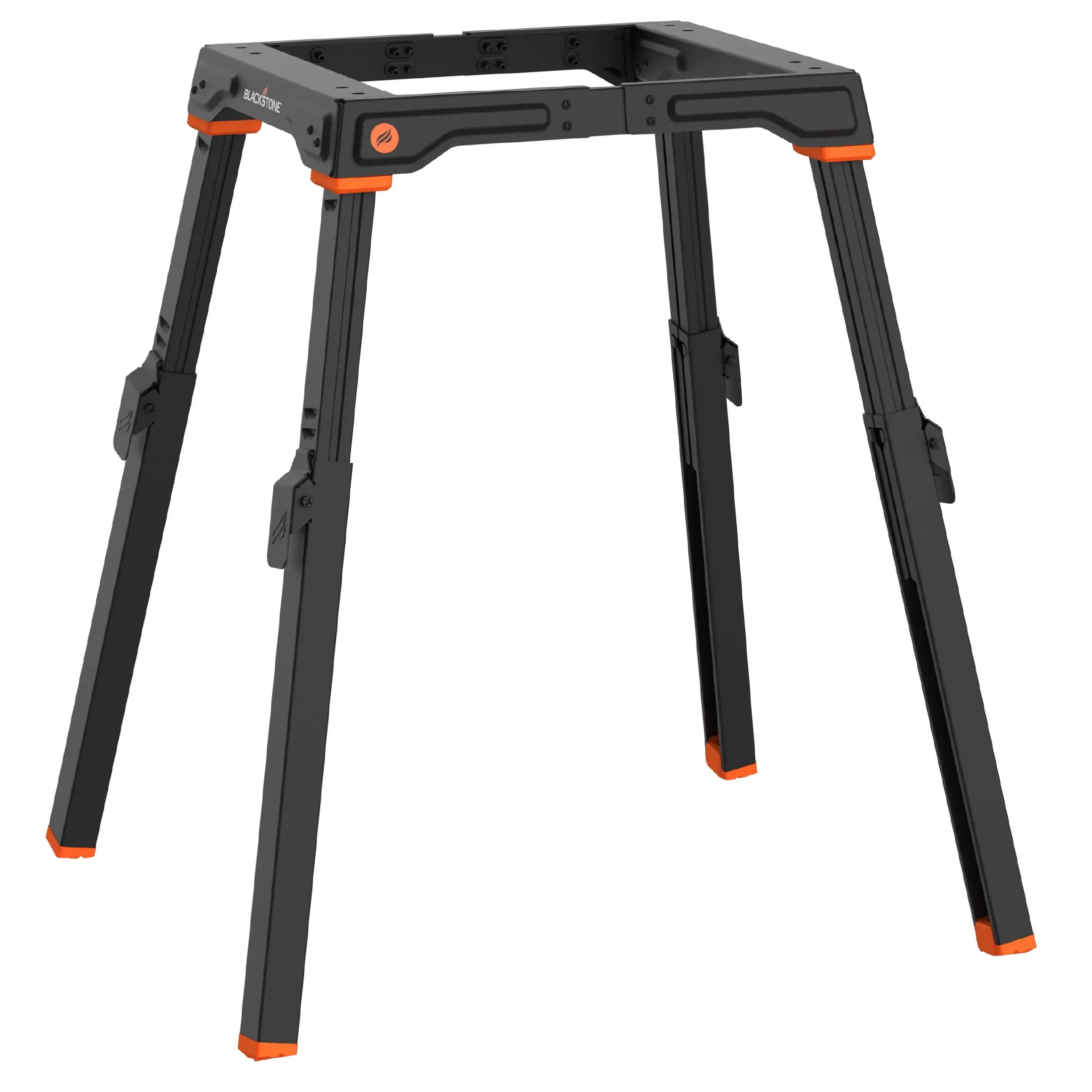 Griddle Leg Kit with Adjustable Legs and Base, 1-Piece, Collapsible for easier transportation and storing, Adjustable griddle stand height