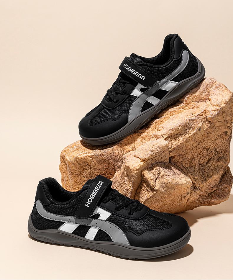 HOBIBEAR Kids Spring/Autumn Wide-Toe Shoes: Comfortable wide-toe design that doesn’t squeeze feet; lightweight, breathable casual athletic shoes for boys and girls