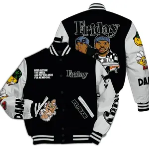 Varsity Jacket To Match Mid Space Jam 1s - Friday Sneaker Stress Style All Over Print 5LL