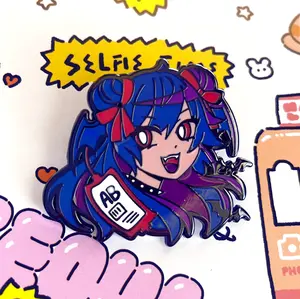 ORIGINAL VAMPIRE w/ Blood Bag (Halloween) Kawaii Anime Hard Enamel Pin