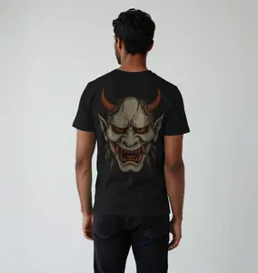 Oni Mask/Katana Graphic Tee (Organic Cotton)