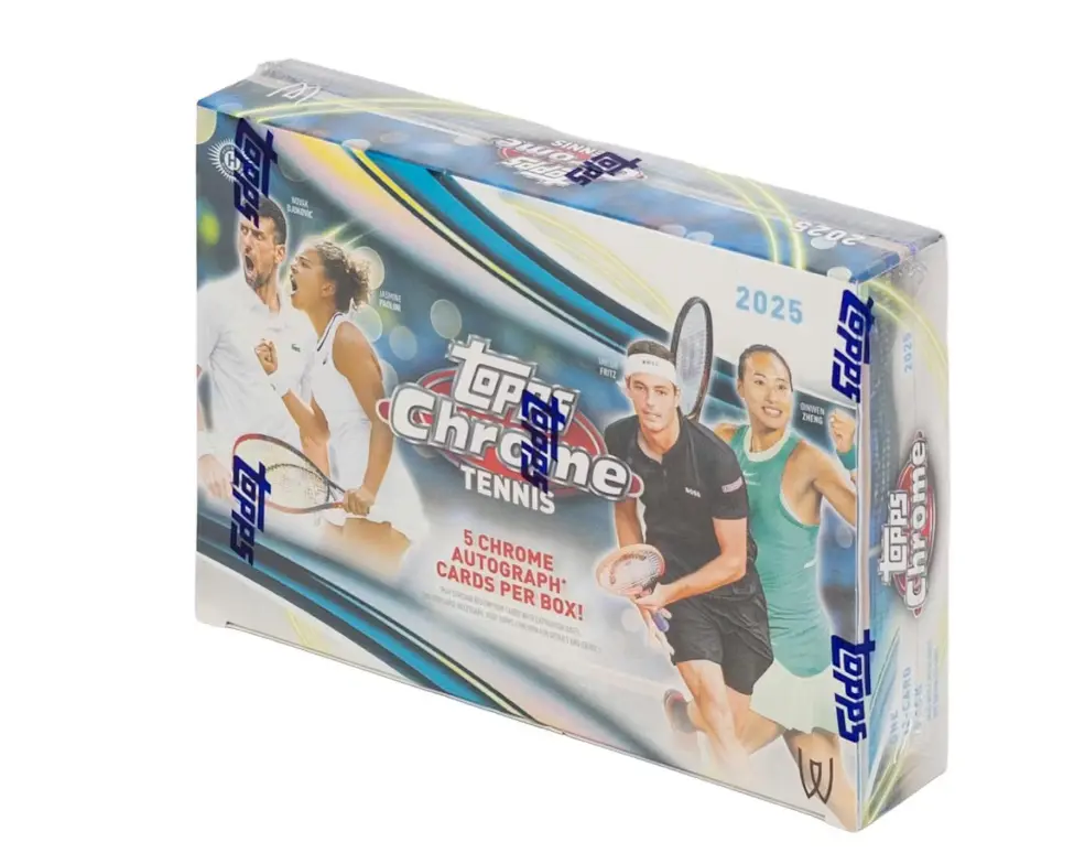 2025 Topps Chrome Tennis Breakers Delight - 5 Autographs