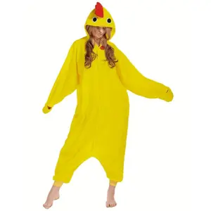 Plush Soft Unisex Adult Onesie Pajamas Animal One Piece Costume Button Up Sleepwear Halloween Cosplay Party Outfit For Women Men Cozy For Winter Fall floral lace lingerie print satin pajama  White Sleeve Long Sleeve Fabric Loungewear Womenswear Collar Pol