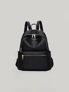 Trendy and versatile backpack, casual and fashionable backpack, textured solid color Lightweight Durable Backpack, suitable for students to use in class, commuting and other scenarios.