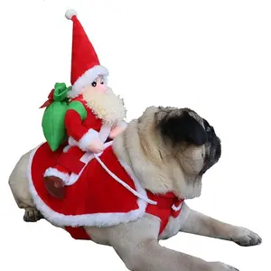 Christmas Pet Costume Pet Dress Up Clothes Santa Suit for Small Medium Dogs Breathable Soft Warm Jumper Party Cosplay Accessory - Halloween Pig