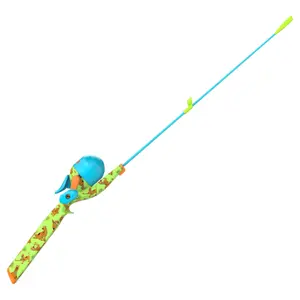 Youth Scooby-Doo Spincast Fishing Rod and Reel Combo 29” Fiberglass with Light Power, Moderate Action, Size 20 Reel, Green