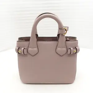 Pre-owned BURBERRY calfskin Shoulder Bags Banner Pink Shoulder Bag T10381289