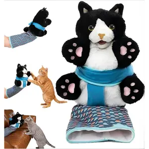 MiMi wrestling glove toy--interactive glove toy with durable protective cover and catnip - for play and entertainment