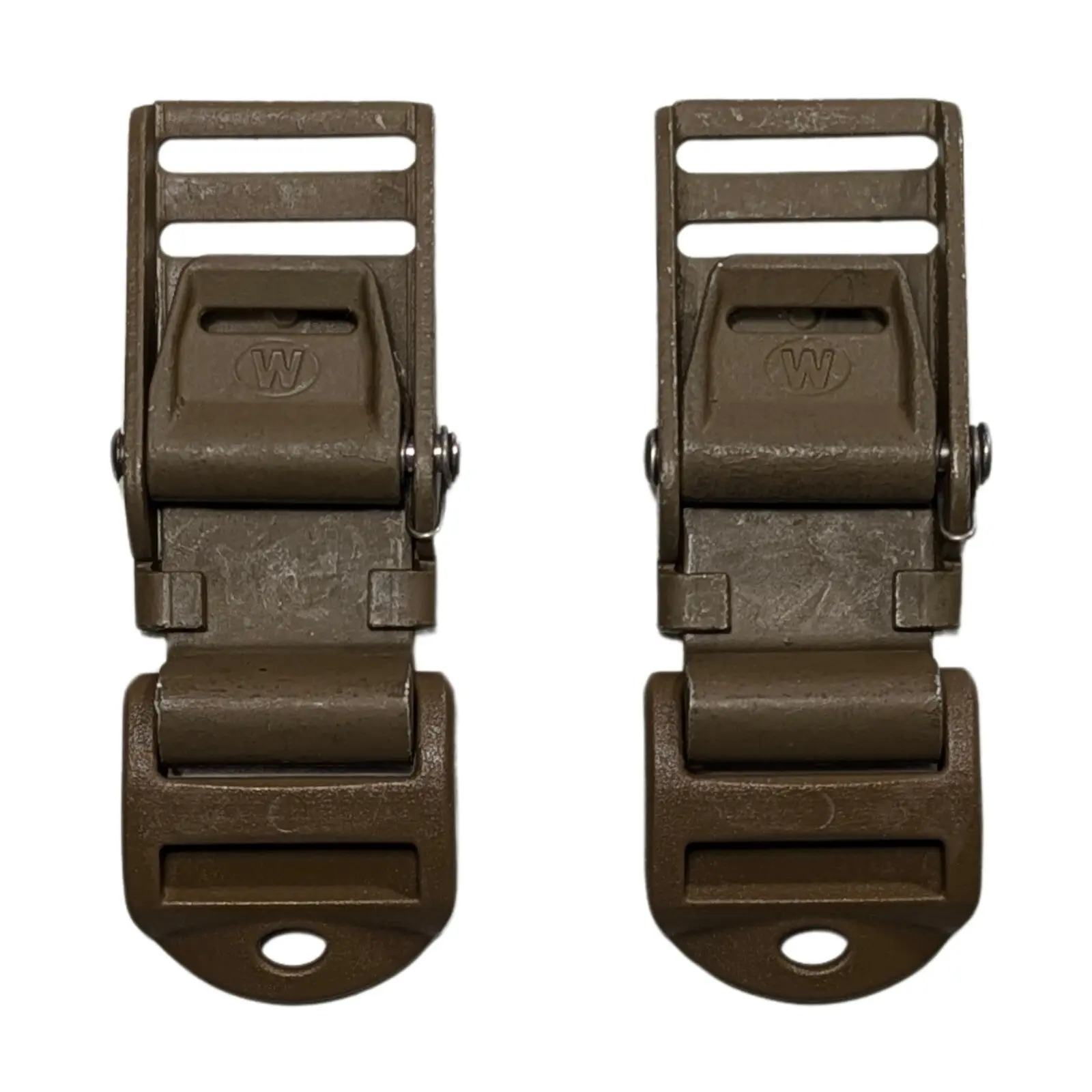 2 FILBE MQRB Military Quick Release 1" Shoulder Tension Cinch Strap Snap Buckles