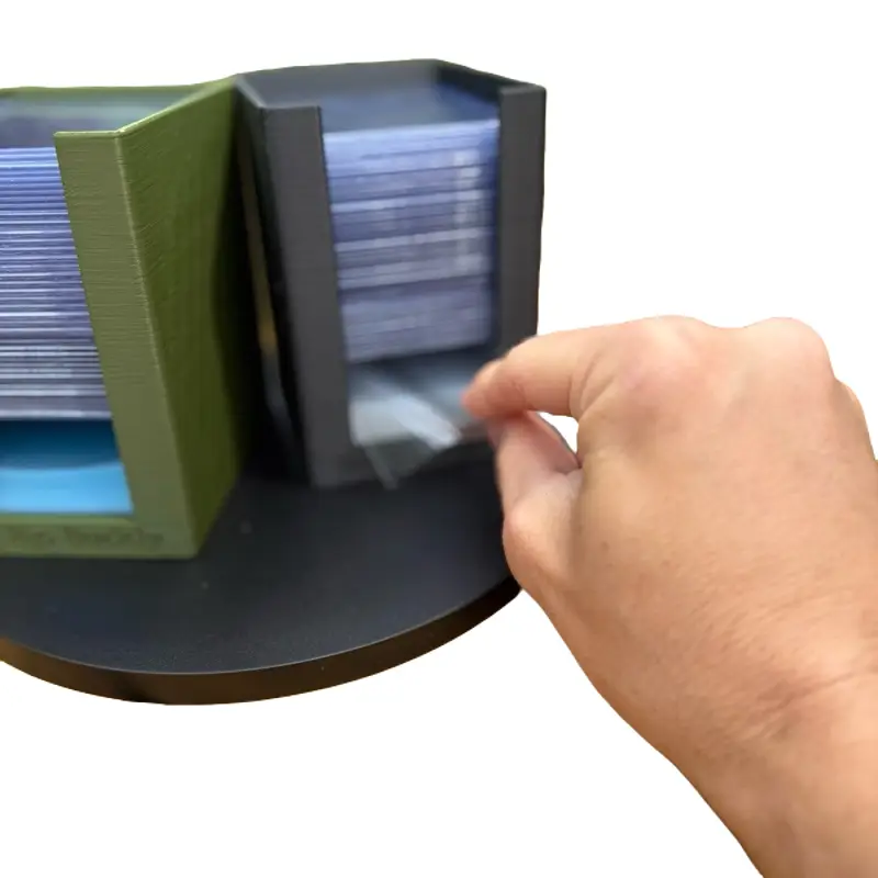 The Rip Buddy - Patent pending - Card Ripper & Storage Tool - Patent Pending - Holds 200 Sleeves & 45 Top Loaders Prevents Cards from Being Naked Long