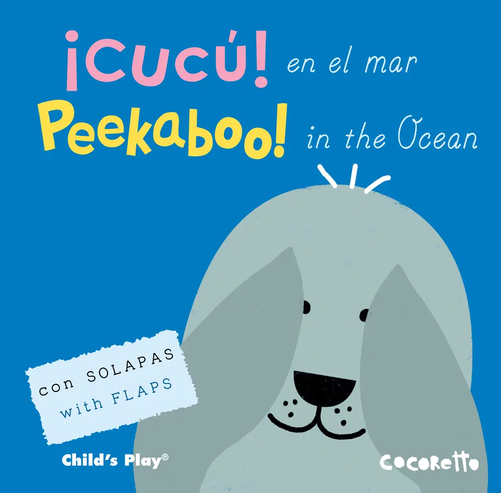 Used Board Book - ¡Cucú! En El Mar/Peekaboo! in the Ocean by Childs Play Intl Ltd, Spanish-Language Educational School Supply with Flaps, Memory Skills, Prediction, Guessing Game Features, Child's Play