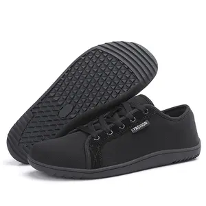 Breathable Mesh Sports Shoes for Men and Women - Wide Barefoot Flat Bottom Casual Shoes for Wide and Narrow Feet Walking Shoes Footwear Girl Sneaker