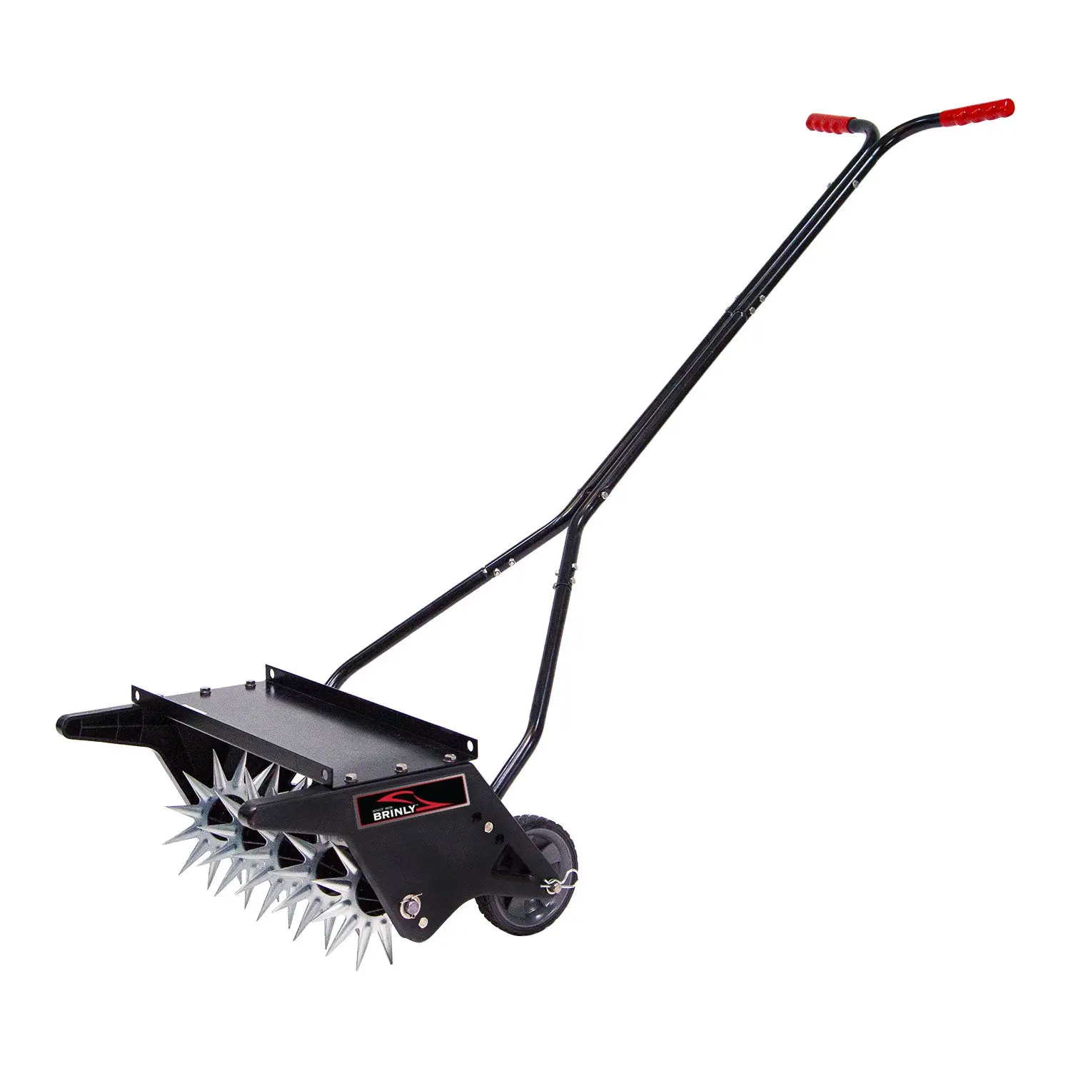 20" Push Spike Aerator with 3D Galvanized Steel Tines