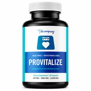 BB Company Provitalize Women's Probiotic Dietary Supplement - Vitamin for Digestive Health, Menopause Support - Turmeric Curcumin, Moringa, Bloat Relief, 60 Ct, Packaging Varies