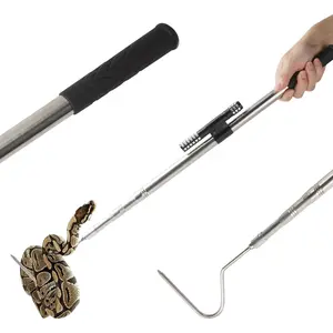 Tongs Grabber Hook Stick Handling Tool Kit for Rattlesnakes Python Copperhead Reptile Removal 59 inch