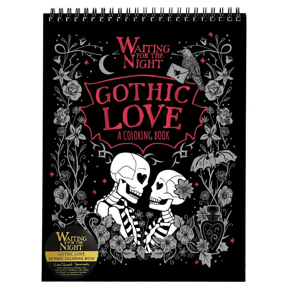 Waiting for the Night Gothic Love Coloring Book (Original Artwork) (SLIGHTLY CURSED STOCK)