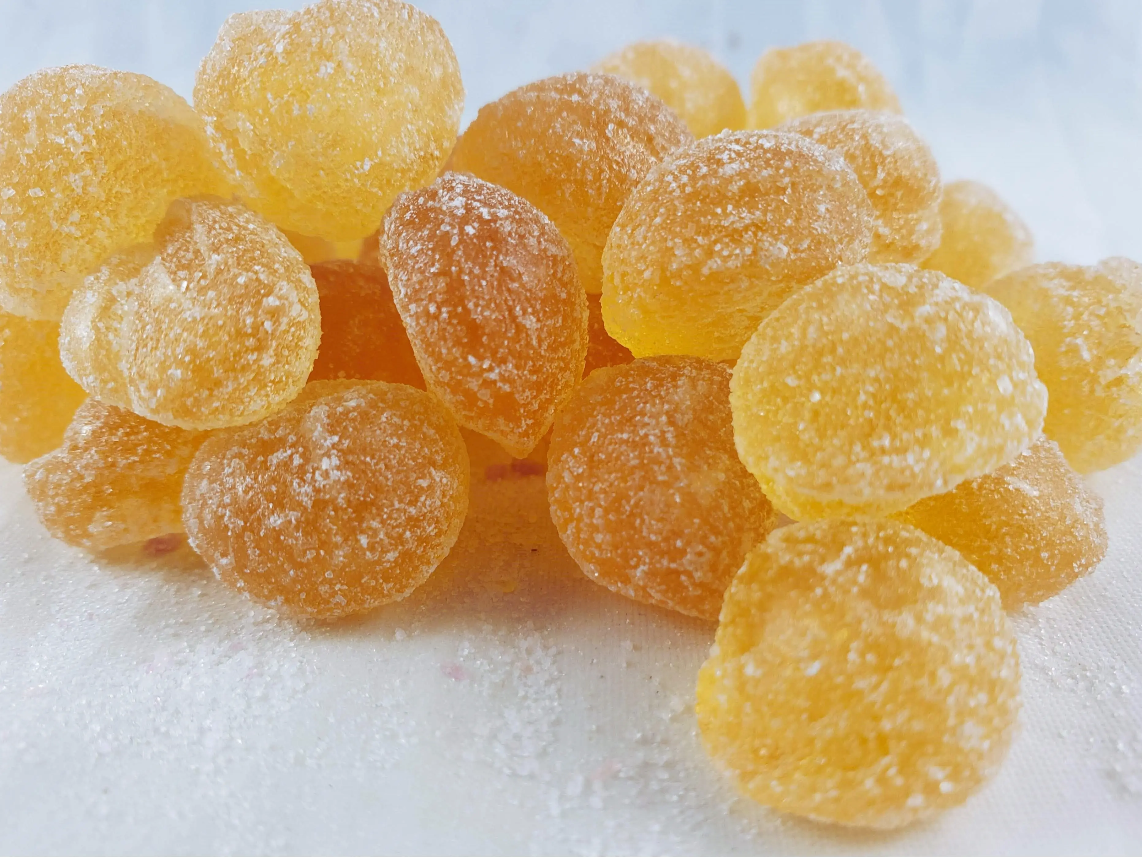 Grapefruit All Natural Hard Candy Drops Zingy Refreshing Flavor Classic Sweet Tart Taste Made with Natural Grapefruit Oil No Artificial Flavors or Colors