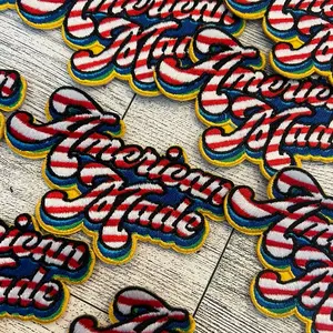 American Iron on Patches