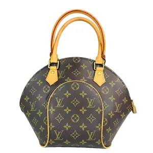 Pre-owned Louis Vuitton Leather Top Handle Bags PM Ellipse Monogram Canvas Top Handle Bag