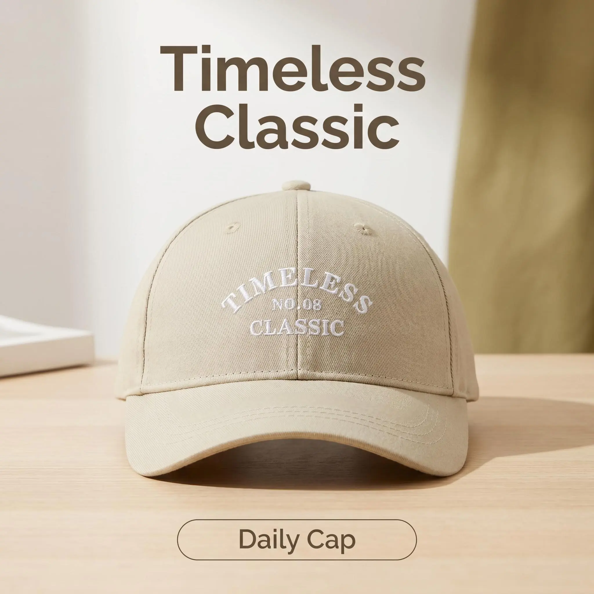 Guanhua Breathable Cotton Baseball Cap for Men and Women, Casual Sage Green with Embroidered Letter and Adjustable Headband for Daily Wear, Beach, Birthday Gift, 100% Cotton, Casual Daily, Casual Wear, Letter Print campingessentials