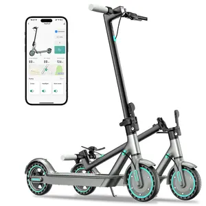 2026 Adult Electric Scooter | 350W Powerful Motor + 7.8AH Battery, 19MPH Max Speed, 21-Mile Range, 8.5-inch Honeycomb Solid Tires, 3 Speed Modes, Foldable Design, Smart APP Control. Perfect for daily commuting and an ideal gift choice.