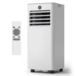 MANASTIN Quiet Portable Air Conditioner 8000 BTU, Cools Rooms up to 350 Sq. Ft., Dehumidifier & Fan Mode, Sleep Mode, 24-Hour Timer, 26 ft Remote Control, Window Kit