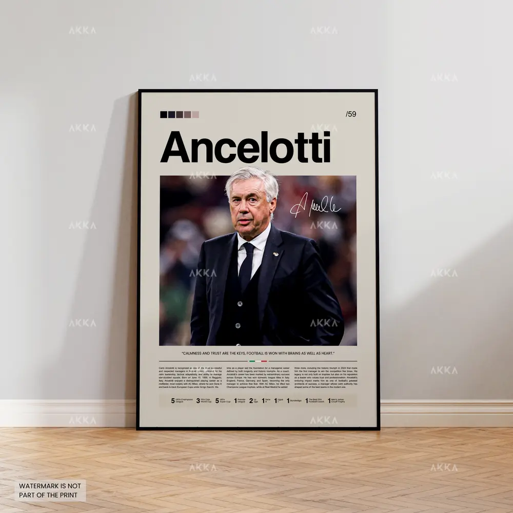 Carlo Ancelotti poster