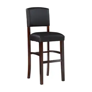 Linon Home Ronin Kitchen Bar Stool with Back an d Padded Seat