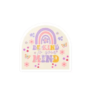 "Vinyl Mental Health Sticker Bundle" | Self Care Affirmation| 3.5" Positive Decals | Nurse Gift | 6 Pack