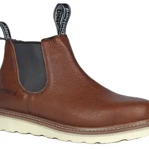 DIEHARD COLT BOOTS DH50245 Brown Leather Chelsea Style with Comfortable Sole Footwear