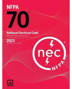 NFPA 70, National Electrical Code, 2023 Edition, Paperback