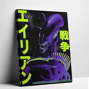 Alien (1979) Vintage Japanese Movie Poster Classic Horror Movie Poster