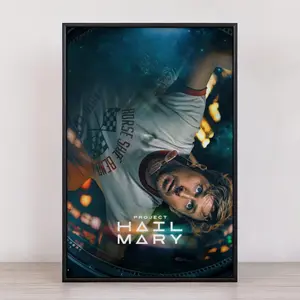 Project Hail Mary Movie Poster,High Quality Canvas Print, Wall Art, Room Decor