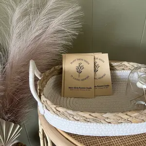 Seed packets/party favors