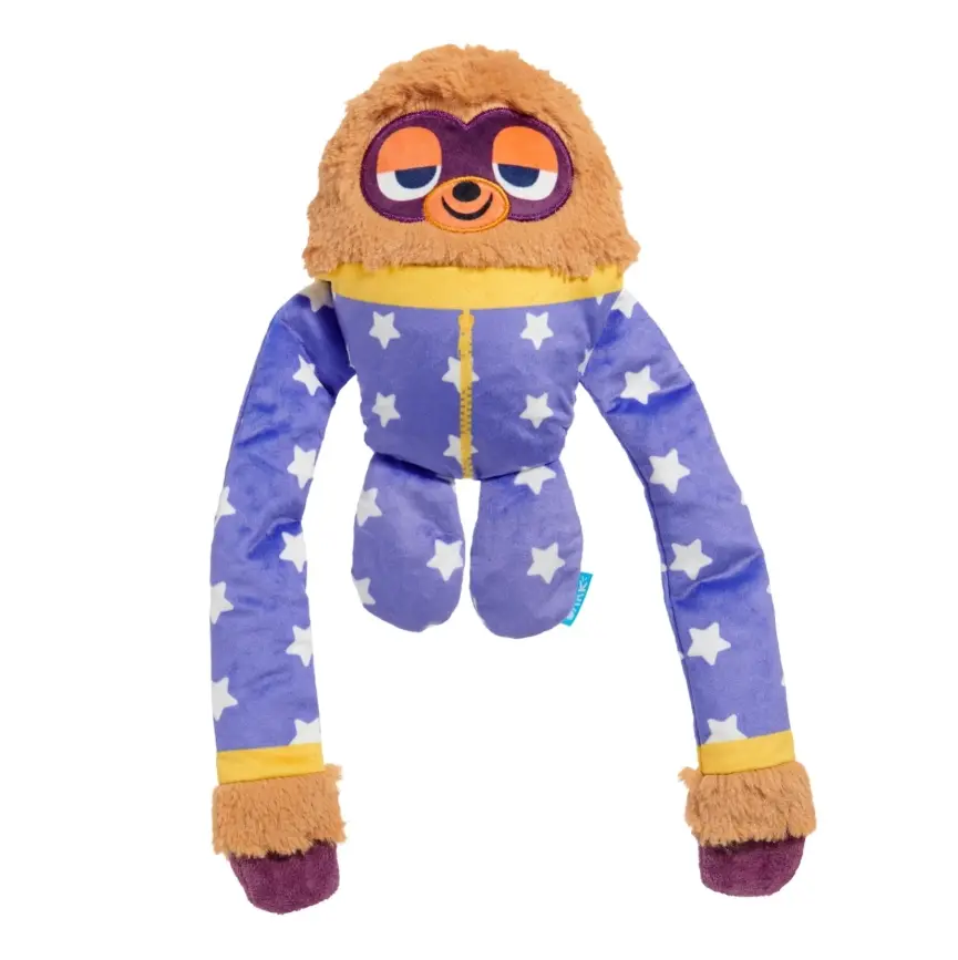 Bark Retail 109368 Slow Jams Dan Pajama Party Sloth Plush Toy
