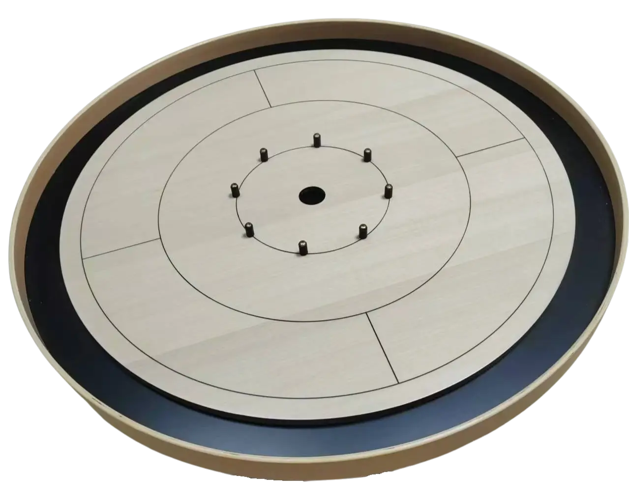 Beech ELITE Edition Crokinole Board Black Ditch + Carrying Case