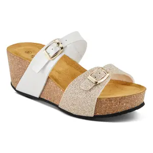 Spring Step Slide Wedge Sandals - Bynum
