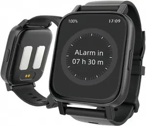 Electric Shock Alarm Clock Wristband for Heavy Sleepers - No App/Phone Required - Silent Vibrating & Impulse Wake Up Trainer - 10 Alarms, Touchscreen, 20-Day Battery, IPX4 Splash Proof