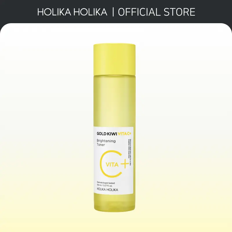 [Holika Holika] Gold Kiwi Vita C+ Brightening Toner — Vitamin-Rich Brightening & Texture-Refining Toner