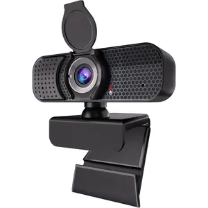 4K Webcam with Autofocus & Tripod, Camera for PC Laptop with Dual Microphone, USB Computer Camera with Low Light Correction, Auto White Balance, Video Camera for Streaming, Meetings, Office, Zoom